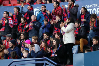 Galería de fotos del partido Osasuna-Espanyol Madrid disputado en El Sadar y correspondiente a la jornada 27 de LaLiga Santander.