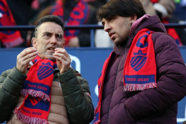 Galería de fotos del partido Osasuna-Espanyol Madrid disputado en El Sadar y correspondiente a la jornada 27 de LaLiga Santander.