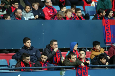 Galería de fotos del partido Osasuna-Espanyol Madrid disputado en El Sadar y correspondiente a la jornada 27 de LaLiga Santander.
