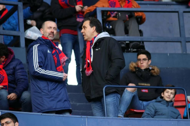 Galería de fotos del partido Osasuna-Espanyol Madrid disputado en El Sadar y correspondiente a la jornada 27 de LaLiga Santander.