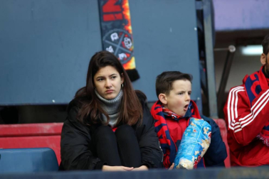 Galería de fotos del partido Osasuna-Espanyol Madrid disputado en El Sadar y correspondiente a la jornada 27 de LaLiga Santander.
