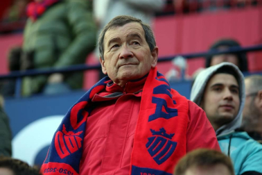 Galería de fotos del partido Osasuna-Espanyol Madrid disputado en El Sadar y correspondiente a la jornada 27 de LaLiga Santander.