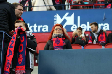 Galería de fotos del partido Osasuna-Espanyol Madrid disputado en El Sadar y correspondiente a la jornada 27 de LaLiga Santander.