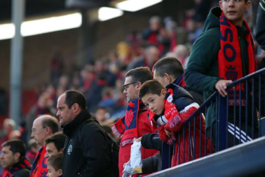 Galería de fotos del partido Osasuna-Espanyol Madrid disputado en El Sadar y correspondiente a la jornada 27 de LaLiga Santander.