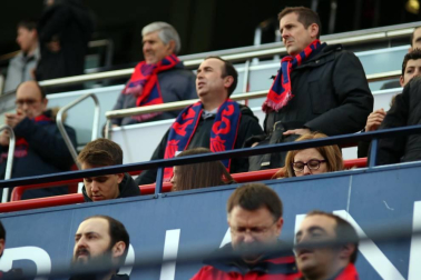 Galería de fotos del partido Osasuna-Espanyol Madrid disputado en El Sadar y correspondiente a la jornada 27 de LaLiga Santander.