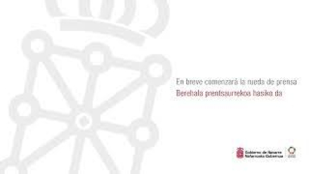 Rueda de prensa de Chivite sobre el Coronavirus