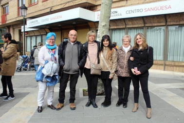 Bajo el lema 'Soy la generación Igualdad: ¡Por los derechos de las Mujeres!' se celebró el pasado domingo la concentración para celebrar, un año más, el Día de la Mujer en Sangüesa. La cita fue en el Prau, el Ayuntamiento, a las doce y media del mediodía.