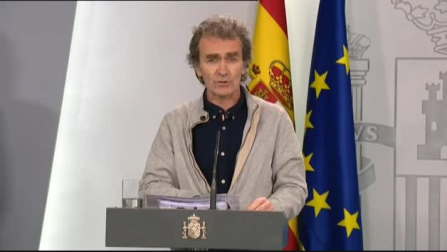 Fernando Simón cifra en 8.744 casos por coronavirus y 297 fallecidos