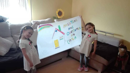 Imágenes enviadas por los lectores donde muestran cómo pasan el aislamiento en casa por el coronavirus.