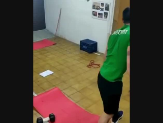 Así entrenan técnicos y jugadores de Anaitasuna durante la cuarentena (IV)