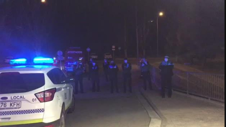 Vídeo | Las policías de Navarra homenajean a los sanitarios en Tudela