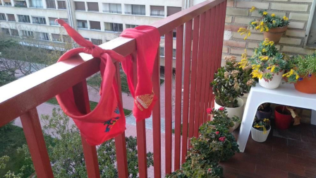 El pañuelo de San Fermín este sábado en todas las ventanas de Navarra. Esa es la idea con la que la capilla de San Fermín hace un llamamiento con motivo del cuarto peldaño de la escalera, este 4 de abril,