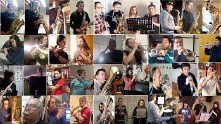 Vídeo de la Banda de Música de Corella entonando 'Resistiré'