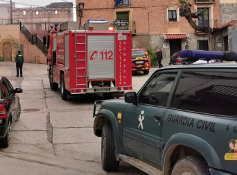 Las llamas afectaron a una casa que se utiliza como segunda residencia y cuyos dueños, de Pamplona, no se encontraban en el interior en el momento del suceso.