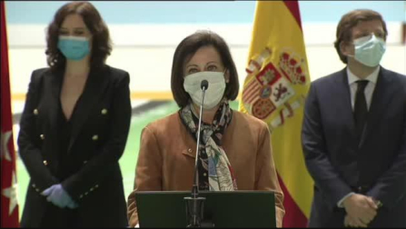 Vídeo: Margarita Robles emociona con sus palabras durante la clausura del Palacio de Hielo