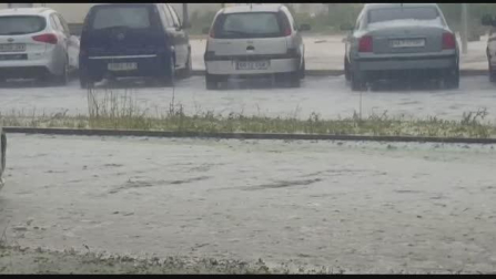 Vídeo | Intensa granizada en Barañáin