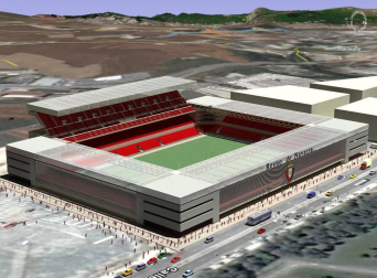 El Sadar estrenará nueva cara a finales de año. Será el tercer cambio sustancial desde que el estadio se inaugurara en 1967. Aquella infraestructura que sustituyó a San Juan creció con la construcción de la Tribuna de Preferencia en 1989 y, ahora, evolucionará al proyecto de Muro Rojo.