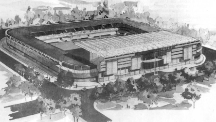 El Sadar estrenará nueva cara a finales de año. Será el tercer cambio sustancial desde que el estadio se inaugurara en 1967. Aquella infraestructura que sustituyó a San Juan creció con la construcción de la Tribuna de Preferencia en 1989 y, ahora, evolucionará al proyecto de Muro Rojo.