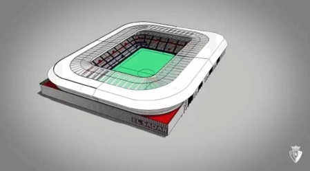 El Sadar estrenará nueva cara a finales de año. Será el tercer cambio sustancial desde que el estadio se inaugurara en 1967. Aquella infraestructura que sustituyó a San Juan creció con la construcción de la Tribuna de Preferencia en 1989 y, ahora, evolucionará al proyecto de Muro Rojo.