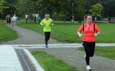 Imágenes de la jornada del 2 de mayo, en la que los navarros pueden salir a la calle a pasear y hacer deporte entre las 6 y las 10 de la mañana, y las 20 y las 23 de la noche.