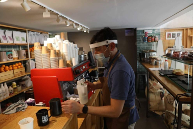 Apertura de comercios en Pamplona en la fase 0 de la desescalada.