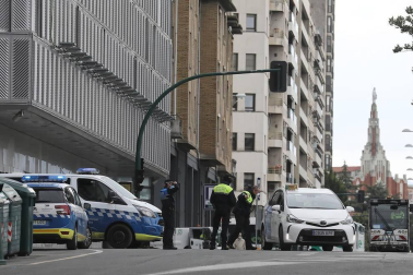 Este sábado se las iniciado la peatonalización del paseo Sarasate, con los cambios de tráfico y modificación de las paradas de villavesas.