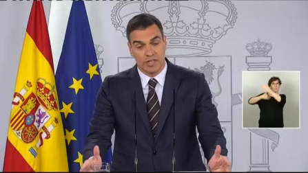 Vídeo: Pedro Sánchez da por superada la "gran ola de la pandemia"