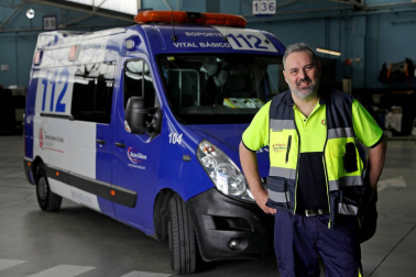 Fotografías de cuatro profesionales sanitarios navarros que se han infectado con el coronavirus y han regresado al trabajo.