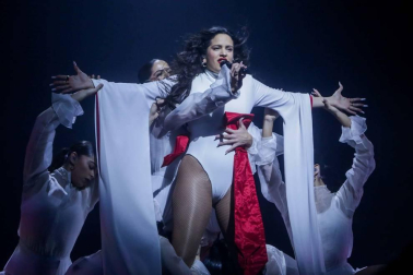 La cantante abarrotó el feudo madrileño este martes, 10 de diciembre, con la asistencia de más de 16.000 espectadores.