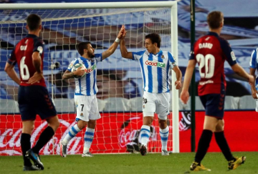 Galería de fotos del partido Real Sociedad-Osasuna