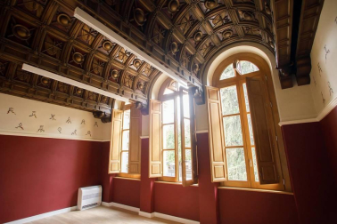 Así han quedado las salas de las instalaciones, ubicadas en el Palacio de Navarra y que se destinarán a uso público.