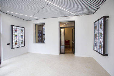 Así han quedado las salas de las instalaciones, ubicadas en el Palacio de Navarra y que se destinarán a uso público.