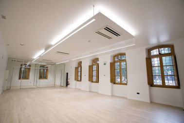 Así han quedado las salas de las instalaciones, ubicadas en el Palacio de Navarra y que se destinarán a uso público.