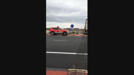 Vídeo del accidente de un camión en Cintruénigo