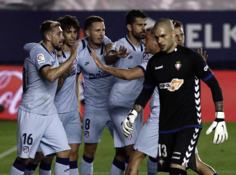 Galería de fotos del partido Osasuna-Atlético