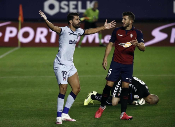 Galería de fotos del partido Osasuna-Atlético