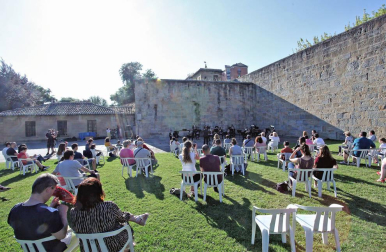 Casi cuatro meses después de su último concierto, la banda municipal volvió a reencontrarse con su público