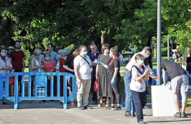 Casi cuatro meses después de su último concierto, la banda municipal volvió a reencontrarse con su público