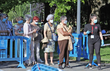Casi cuatro meses después de su último concierto, la banda municipal volvió a reencontrarse con su público