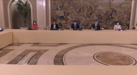 Vídeo: El rey preside el primer Consejo de Seguridad Nacional desde el estado de alarma