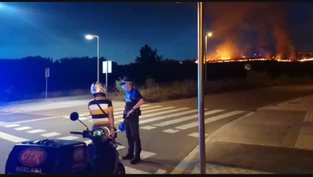 Vídeo de un incendio en Mendillorri (II)