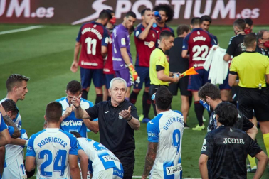 Imágenes del partido entre Osasuna y Leganés en El Sadar.