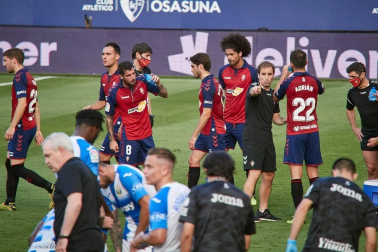 Imágenes del partido entre Osasuna y Leganés en El Sadar.