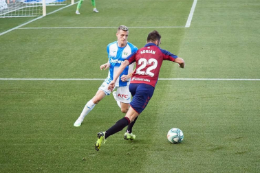 Imágenes del partido entre Osasuna y Leganés en El Sadar.