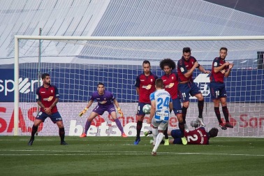 Imágenes del partido entre Osasuna y Leganés en El Sadar.
