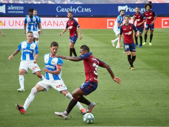 Imágenes del partido entre Osasuna y Leganés en El Sadar.