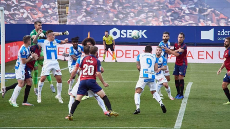 Imágenes del partido entre Osasuna y Leganés en El Sadar.