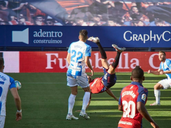 Imágenes del partido entre Osasuna y Leganés en El Sadar.