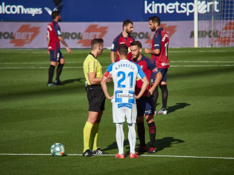 Imágenes del partido entre Osasuna y Leganés en El Sadar.