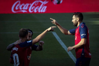 Imágenes del partido entre Osasuna y Leganés en El Sadar.